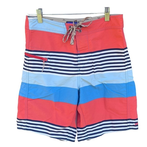Patagonia Wavefarer Striped Board Shorts Men’s Size 29 8 1/2” Inseam Unlined GUC - Picture 1 of 8